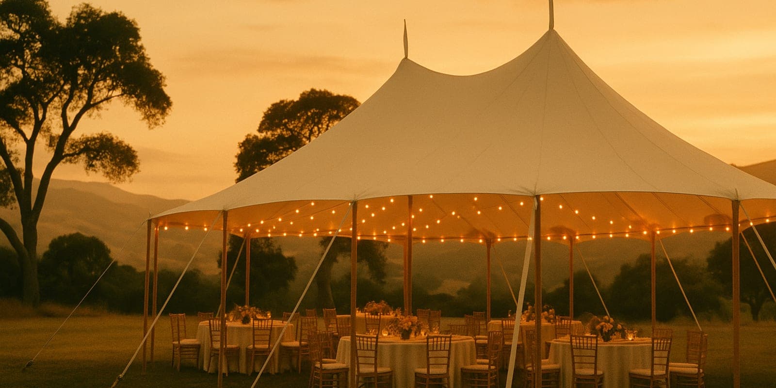 Party & Event Rentals setting near Los Angeles, CA