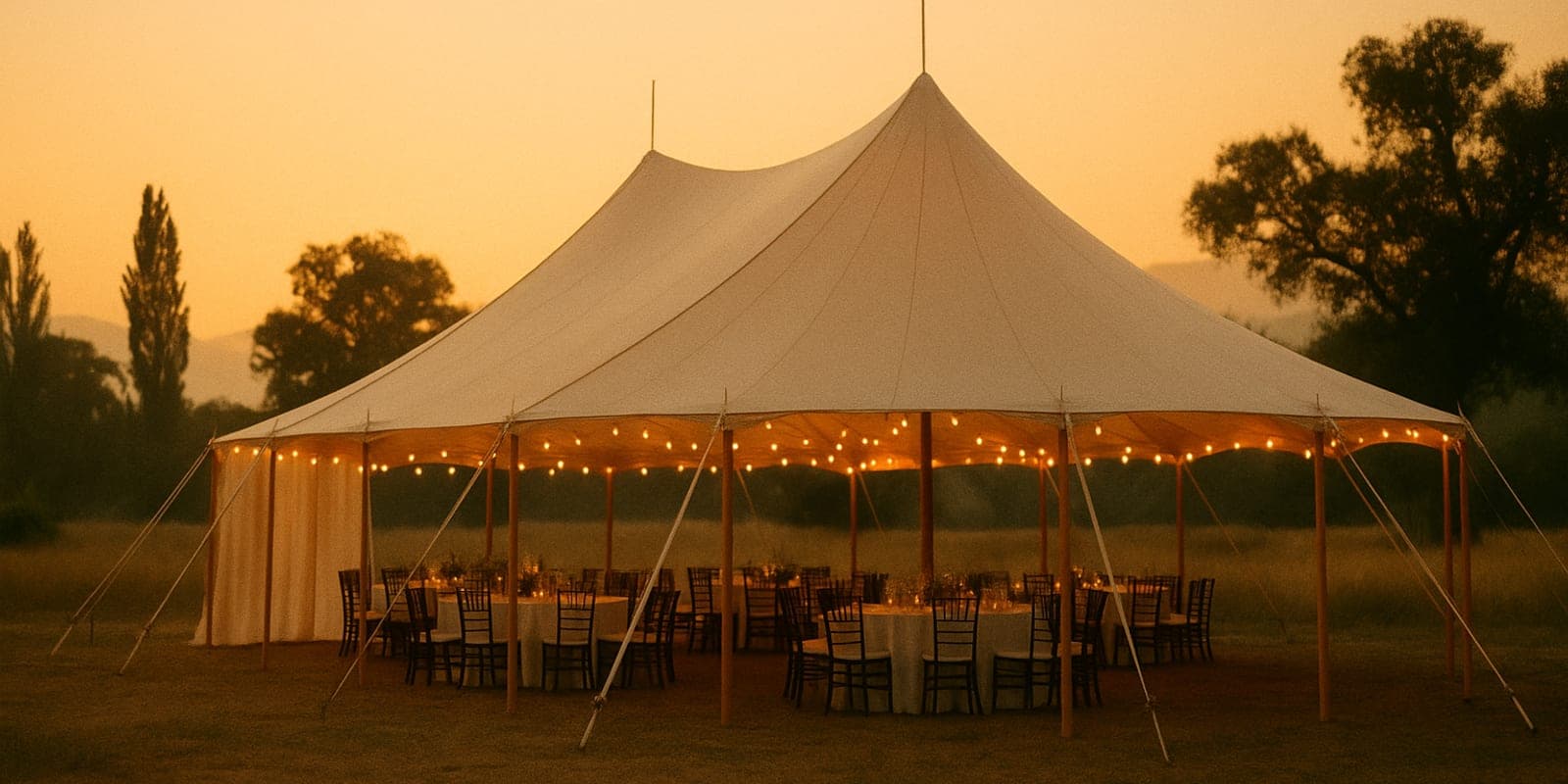 Party & Event Rentals setting near San Bernardino, CA
