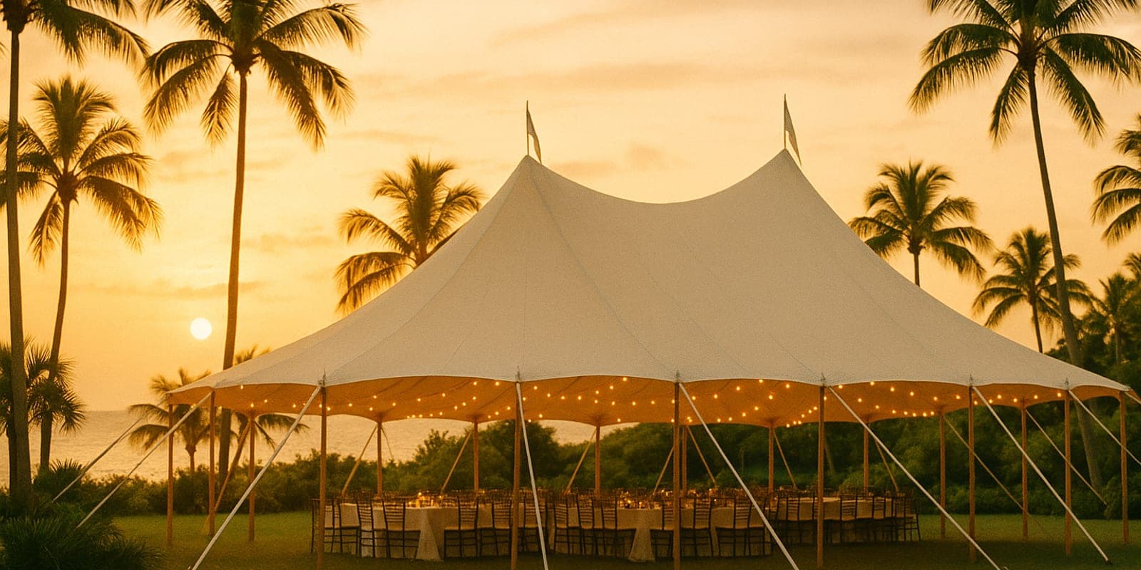 Party & Event Rentals setting near Miami, FL