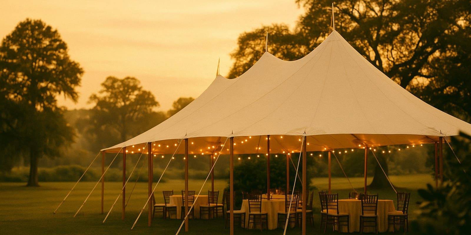 Event Lighting Rentals setting near Greensboro, NC
