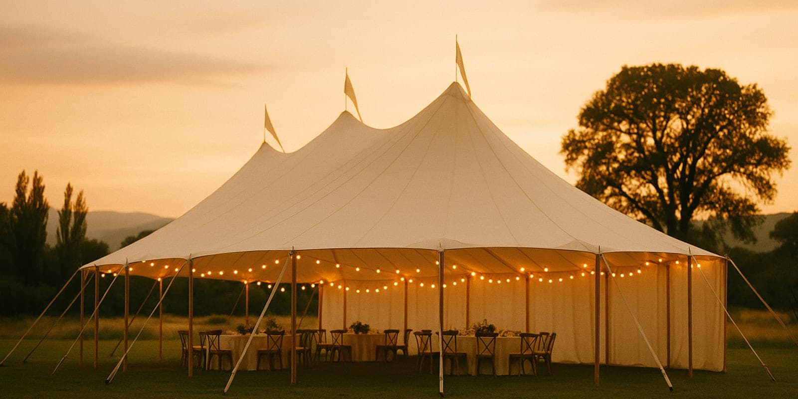 Table & Chair Rentals setting near Albuquerque, NM