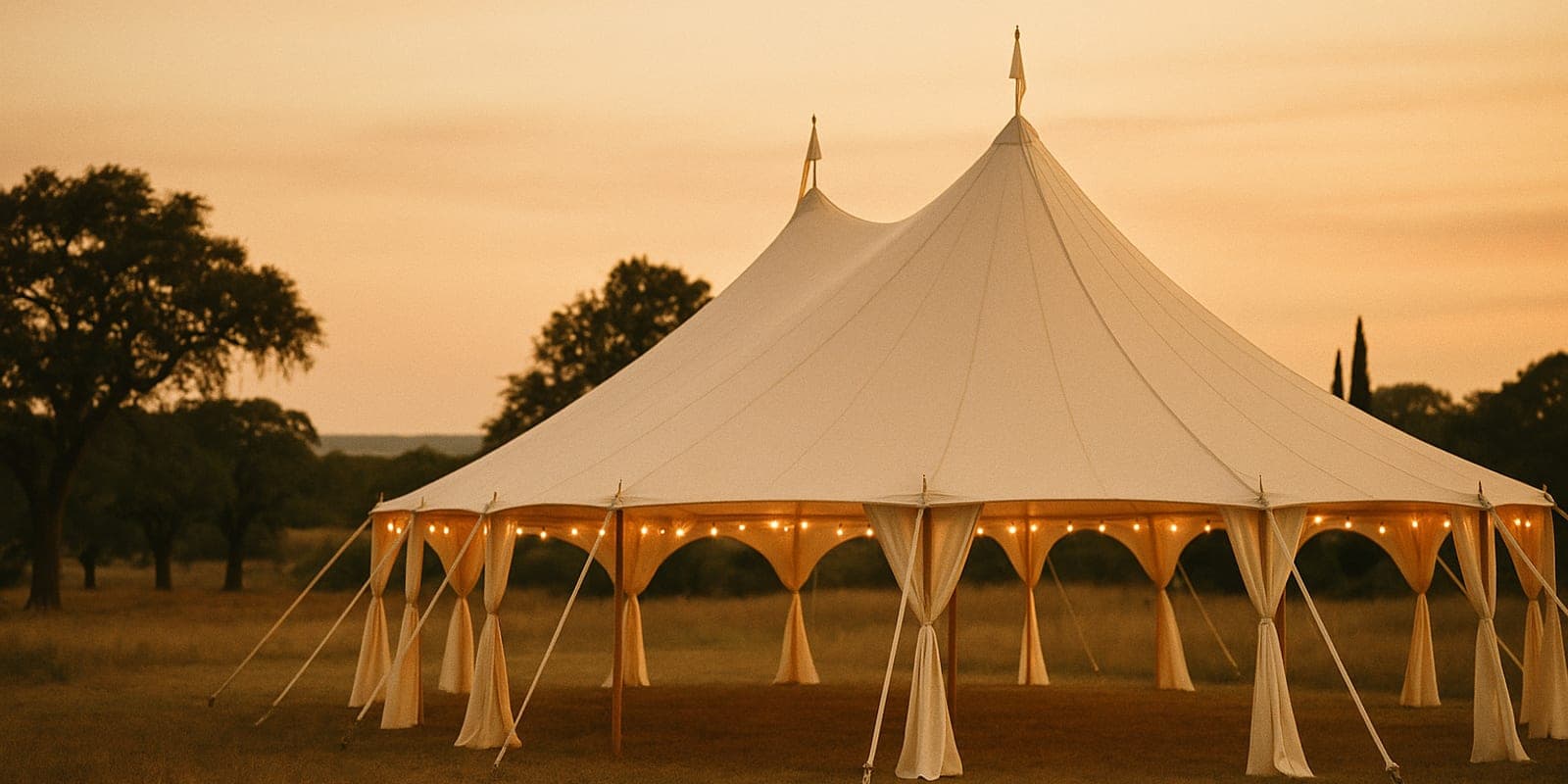 Party & Event Rentals setting near Lubbock, TX
