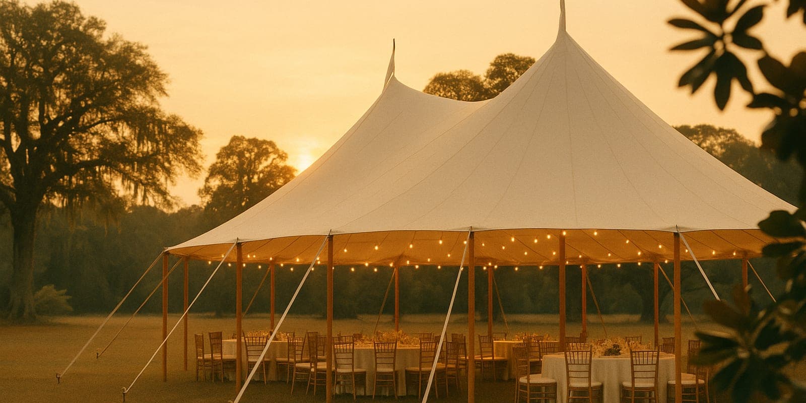 Event Lighting Rentals setting near Richmond, VA