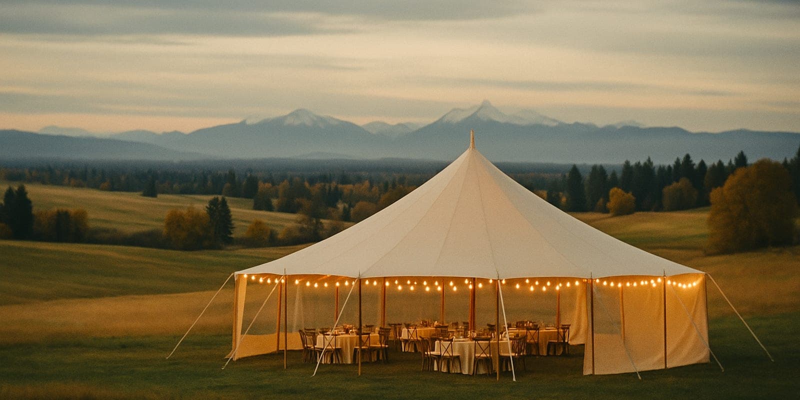 Party & Event Rentals setting near Spokane, WA
